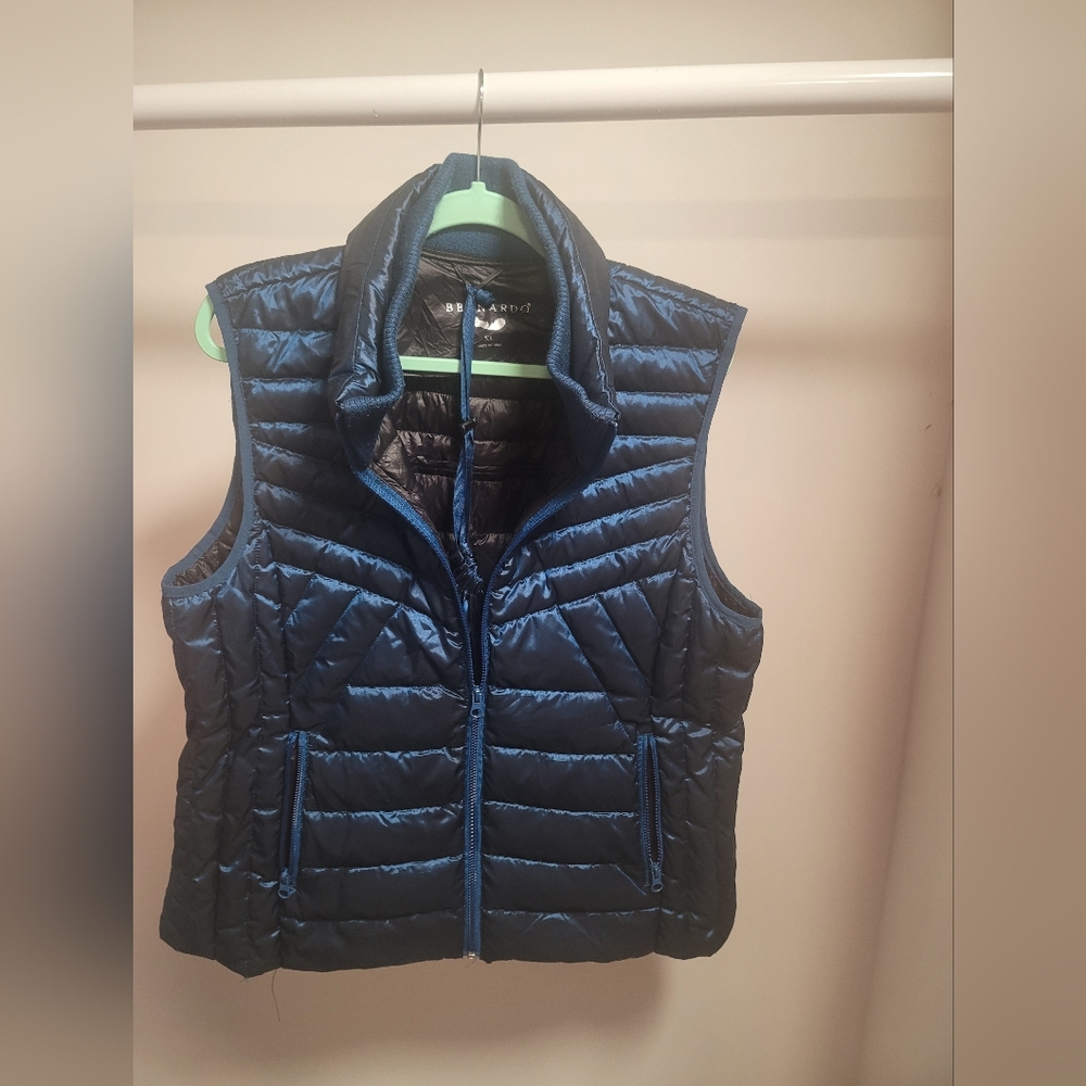 Benardo XL blue packable vest